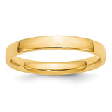 10k Yellow Gold 3mm Lightweight Comfort Fit Wedding Band Size 9.5