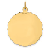14k Plain .013 Gauge Engravable Disc Charm - XM-E40C0603-4359