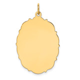 14k Plain .018 Gauge Engravable Disc Charm - XM-556A5B2C-5156