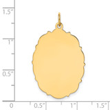 14k Plain .018 Gauge Engravable Disc Charm - XM-556A5B2C-5156