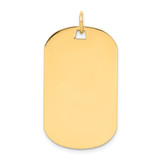14k Plain .018 Gauge Engraveable Dog Tag Disc Charm - XM-D0A621E5-3965
