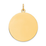 14k Plain .027 Gauge Circular Engravable Disc Charm - XM-5B6A179D-4197