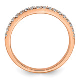 10k Rose Gold 1/3 carat Lab Grown Diamond VS/SI+ G+ Complete Wedding Band
