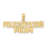 14k POLICE OFFICER'S MOM Charm