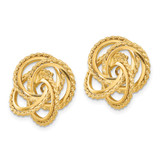14k Polished & Twisted Fancy Earring Jackets - T5-B8A9DE0B-2487