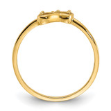 14k Polished .05ct. Diamond Heart Ring Mounting - Y1-1A8C0AEA-1185