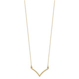 14k Polished 18 inch V-Necklace