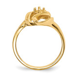 14k Polished 1-Stone Mothers Ring Mounting - XM-7F44779B-2962