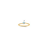 14k Polished 1-Stone Mothers Ring Mounting - XM-E371A2A4-7390