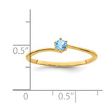 14k Polished 1-Stone Mothers Ring Mounting - XM-E371A2A4-7390