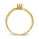 14k Polished 1-Stone Mothers Ring Mounting - XM-E371A2A4-7390