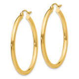 14K Polished 2.5mm Tube Hoop Earrings - T9-5AA337E0-4877