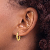 14k Polished 2.75mm Twisted Hoop Earrings - TC-FA99E718-2721