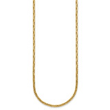 14k Polished 2.9mm Fancy Link 18 inch Necklace