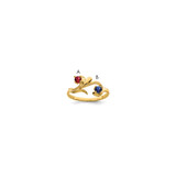 14k Polished 2-Stone Mothers Ring Mounting - XM-17206C0A-7062