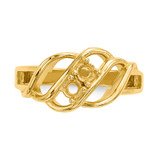 14k Polished 2-Stone Mothers Ring Mounting - XM-45F811F5-7027