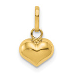 14K Polished 3-D Puffed Heart Charm - XC-0C5F354D-4232