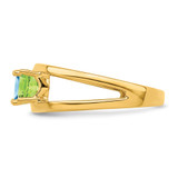 14k Polished 3-Stone Mothers Ring Mounting - XM-BB5A6369-6296