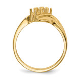 14k Polished 3-Stone Mothers Ring Mounting - XM-C3B8F3FA-2840