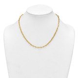 14k Polished 4mm Paperclip Link 18 inch Necklace - SF-A88A3897-2309