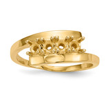 14k Polished 4-Stone Mothers Ring Mounting - XM-27719D9D-1366