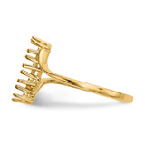 14k Polished 4-Stone Mothers Ring Mounting - XM-BE096059-6676