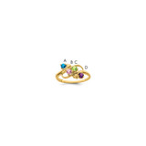 14k Polished 4-Stone Mothers Ring Mounting - XM-C2A050EF-2485