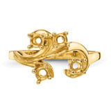 14k Polished 4-Stone Mothers Ring Mounting - XM-F48B2213-7706