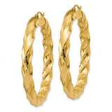 14k Polished 5.0mm Twisted Hoop Earrings - TC-25CD7492-3813