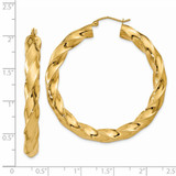 14k Polished 5.0mm Twisted Hoop Earrings - TC-25CD7492-3813
