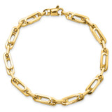 14K Polished 5.2mm Fancy Link 8 inch Bracelet