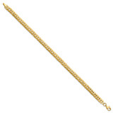 14K Polished 5mm Fancy Link 7.5 inch Bracelet