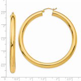 14k Polished 5mm Lightweight Hoop Earrings - TC-9023BE6B-5127