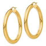 14k Polished 5mm Tube Hoop Earrings - T9-BC2A4243-9377