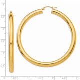 14k Polished 5mm Tube Hoop Earrings - TC-42E110B5-6707