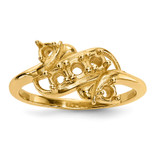 14k Polished 5-Stone Mothers Ring Mounting - XM-A1EECB18-4894