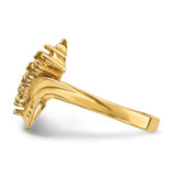 14k Polished 5-Stone Mothers Ring Mounting - XM-EF6F0305-6995