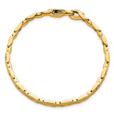 14K Polished 6.9mm Fancy Link 7.5 inch Bracelet