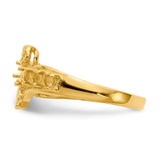 14k Polished 6-Stone Mothers Ring with Angel on Band Mounting