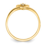 14k Polished AA Diamond heart ring - Y1-22E51E6F-9064