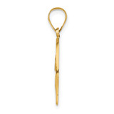 14k Polished and Satin St Paul Medal Hollow Pendant - XR-7A013E3A-8790
