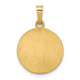 14k Polished and Satin St. Anthony Medal Hollow Pendant - XR-AA6BAF3F-8951