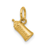 14K Polished Baby Bottle Pendant