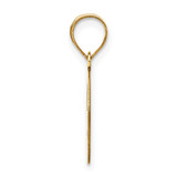 14k Polished Bubble Letter G Initial Pendant
