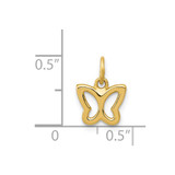 14k Polished Butterfly Pendant - YC-10016922-8012