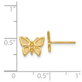 14k Polished Butterfly Post Earrings - S1-01D918C2-6605