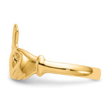 14k Polished Claddagh Ring - R1-09E65BE9-8057