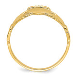 14k Polished Claddagh Ring (Size 9) - R6-3BAA5252-6923