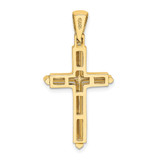 14K Polished Cross Charm - K8-F411AA48-7864