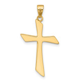 14K Polished Cross Pendant - C4-A6F75A2E-8035